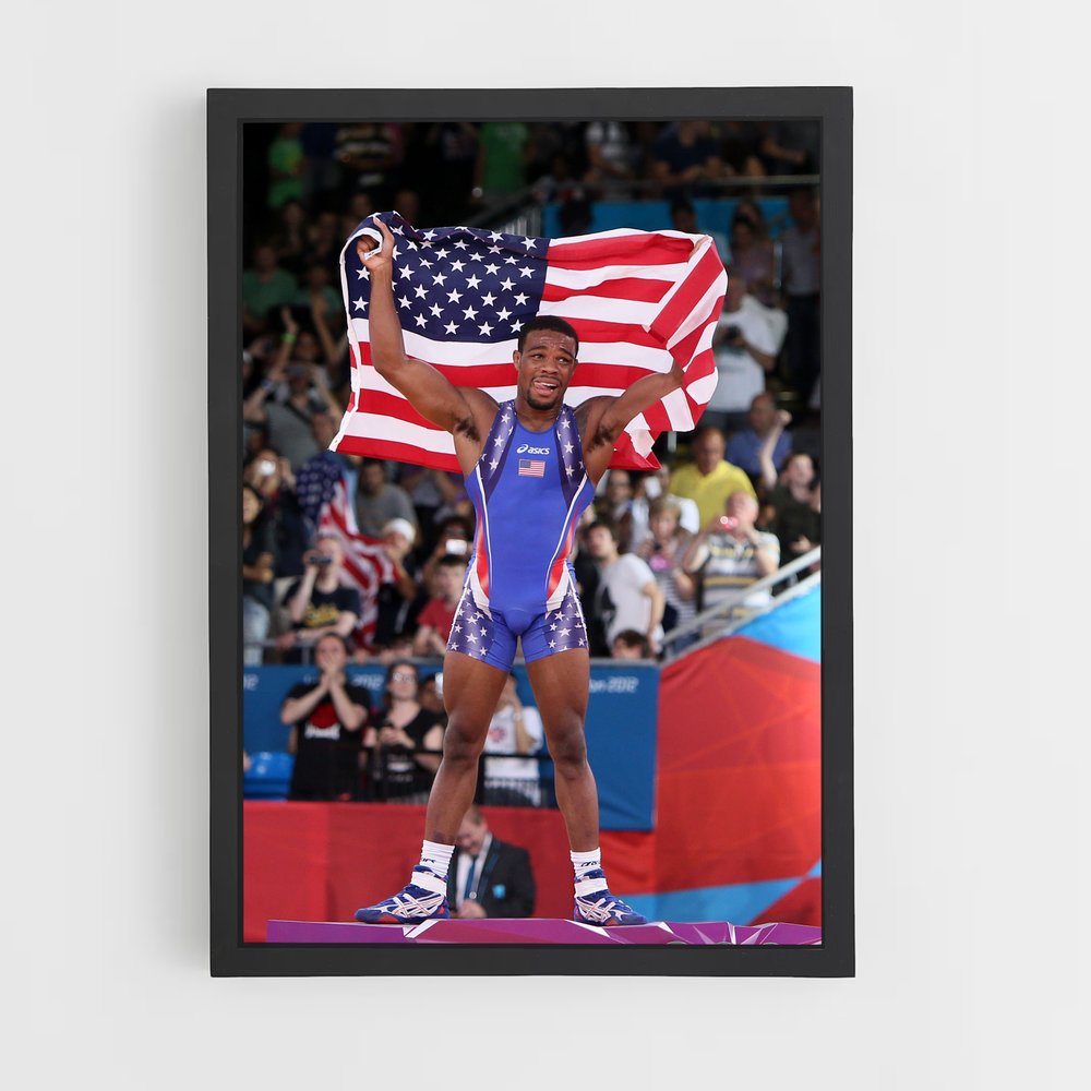 Poster L'Honneur du Podium – affiche Lutte (vue 2)